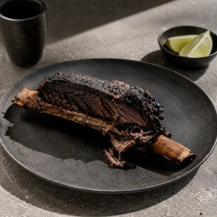 Costilla corta cocida lentamente