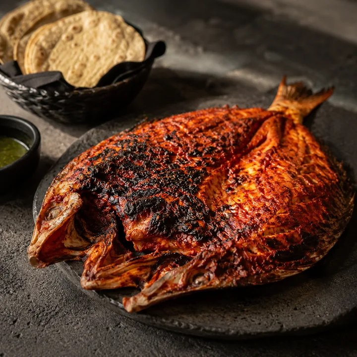 Pescado entero a la talla