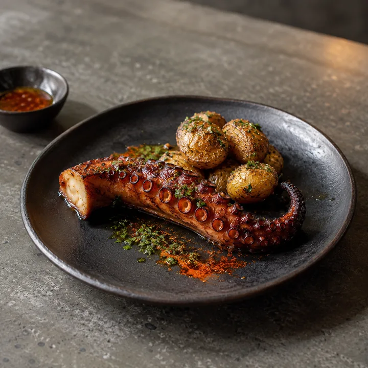Pulpo a las brasas