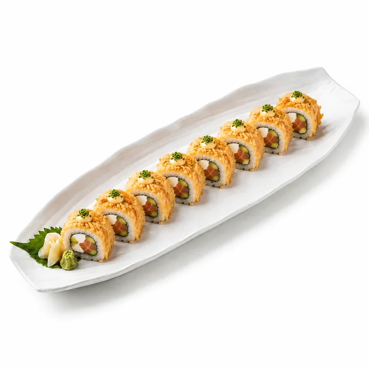 Roll de camarón tempura